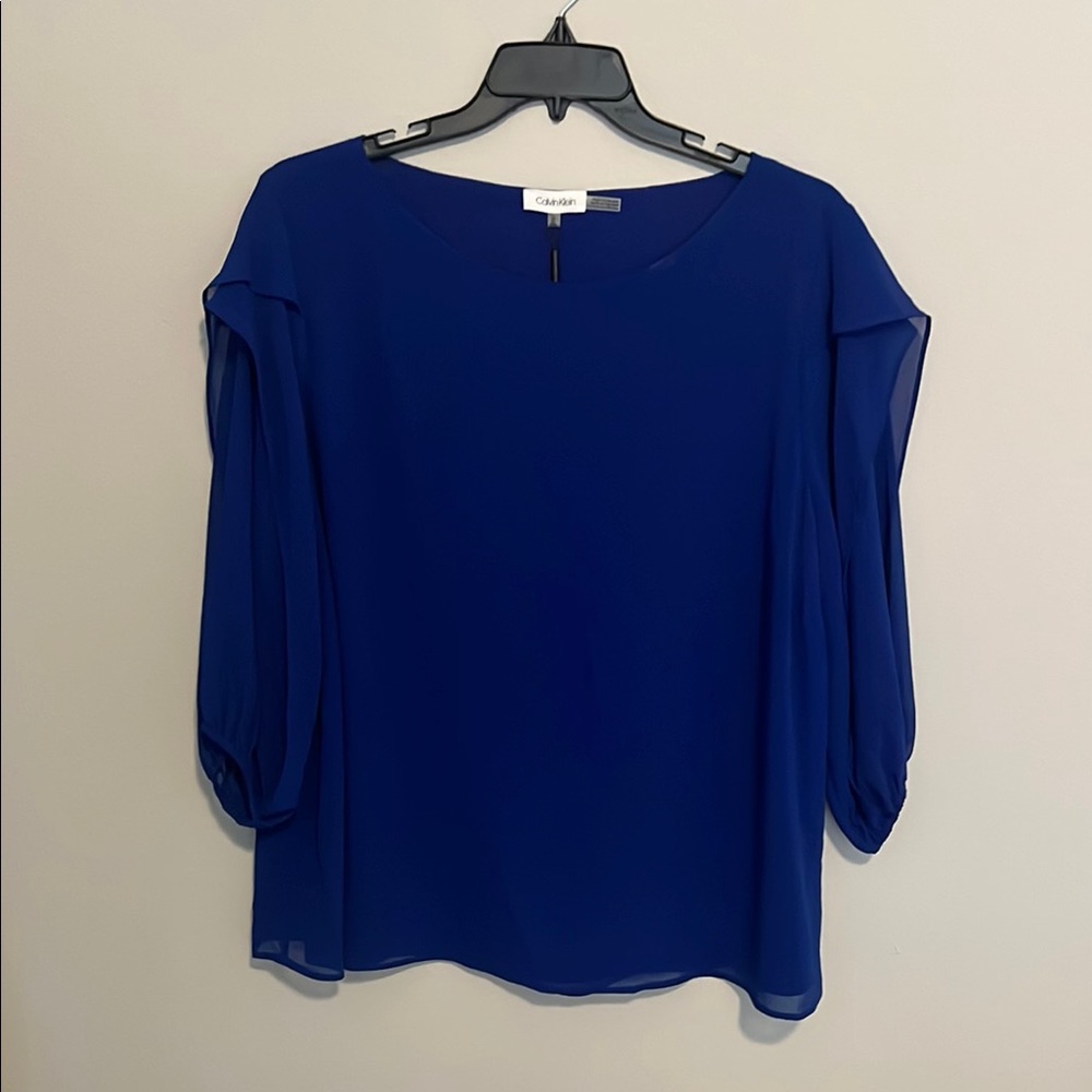 Calvin Klein Women's Blue Blouse